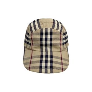 Burberry london vintage nova check 5 panel cap hat